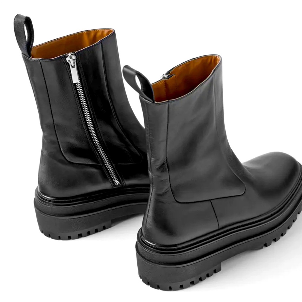 Zara combat boots